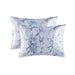 Printed Satin - King Sheet Set - Blue Marble - Simple Home Plus