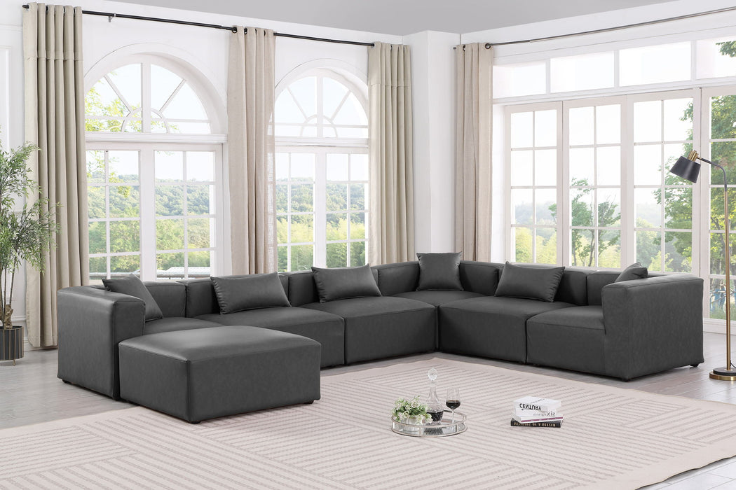 Cube - 7 Piece Modular Sectional - Simple Home Plus