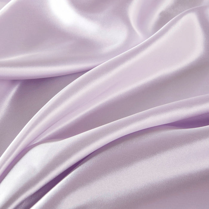 Satin - 6 Piece California King Luxury Sheet Set - Lilac - Simple Home Plus