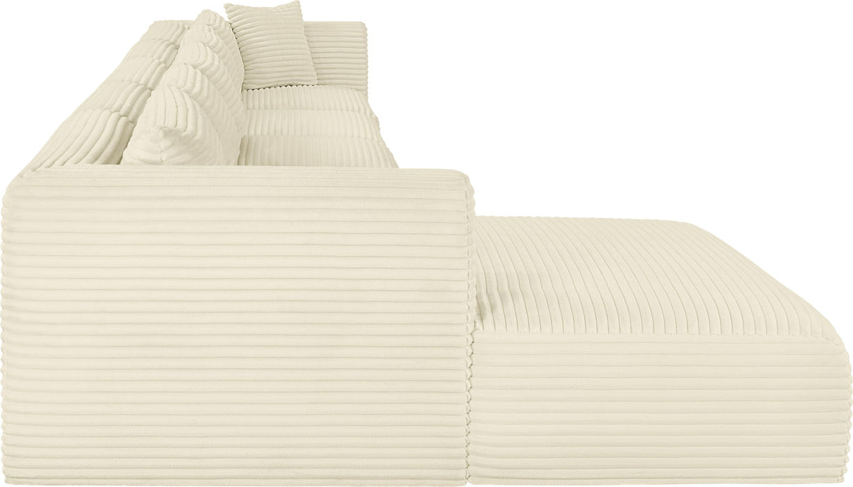 Shaggy - 5 Piece Modular Sectional With Chaise - Simple Home Plus