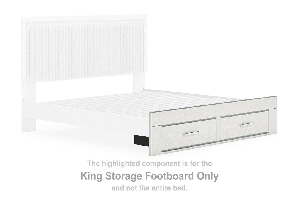 Zuraleus - King Storage Footboard - White - Simple Home Plus