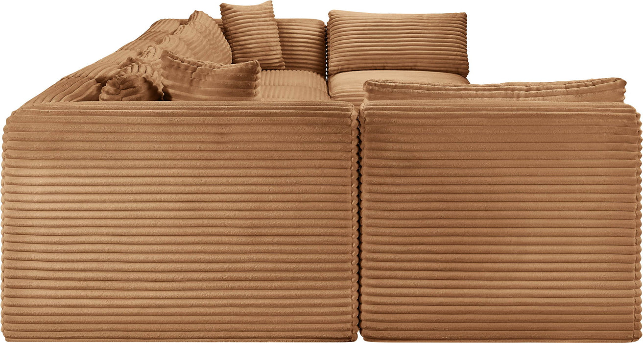 Shaggy - Fabric 8 Piece Modular U-Shaped Armless Sectional - Simple Home Plus