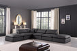 Comfy - 6 Piece Faux Leather Modular Sectional - Simple Home Plus