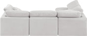 Indulge - Velvet 4 Piece Modular Sectional - Simple Home Plus