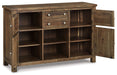 Moriville - Grayish Brown - Dining Room Server - Simple Home Plus