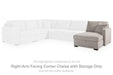 ModMax Luxe - RAF Corner Chaise With Storage - Flint - Simple Home Plus