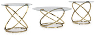 Crimonti - Champagne - Occasional Table Set (Set of 3) - Simple Home Plus
