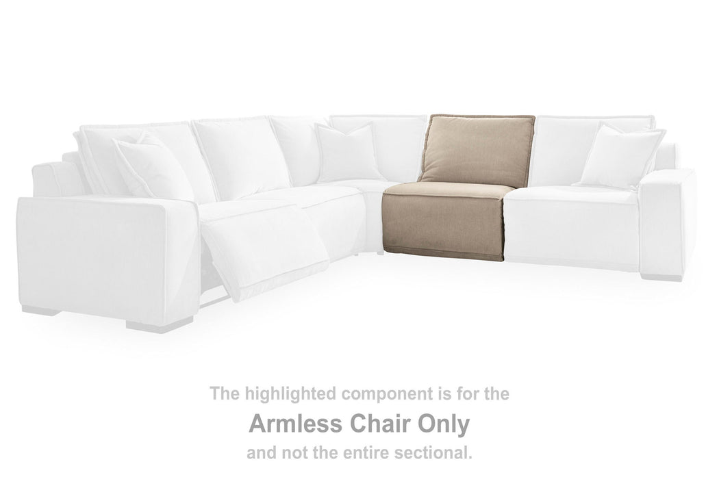 Carceri - Armless Chair - Cashmere - Simple Home Plus