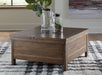 Moriville - Grayish Brown - Lift Top Cocktail Table - Simple Home Plus