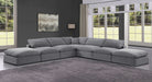 Comfy - 7 Piece Velvet Modular Corner Sectional - Simple Home Plus