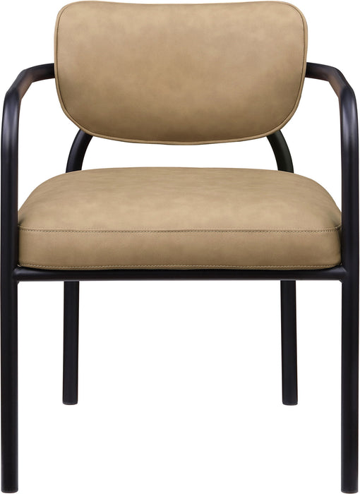 Serava - Vegan Leather Upholstered Dining Chair (Set of 2) - Tan