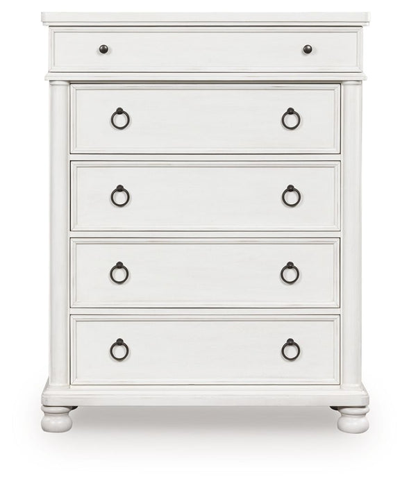 Rowlenstown - Five Drawer Chest - Simple Home Plus