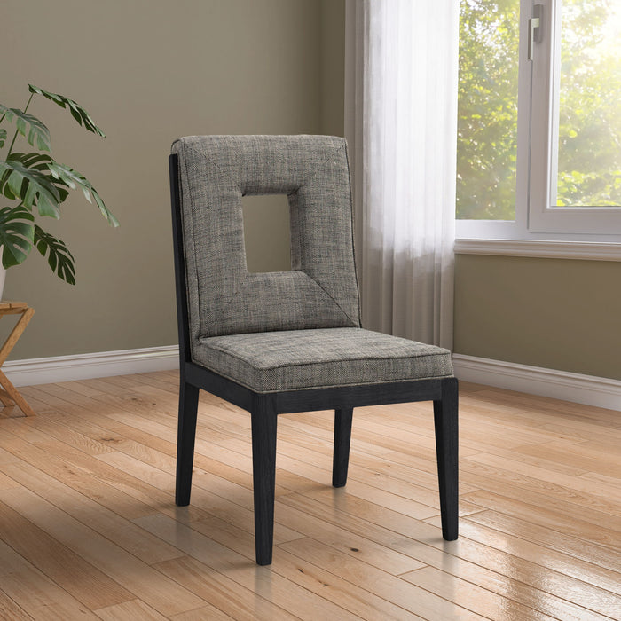 Gwendolyn - Dining Side Chair With Black Frame (Set of 2) - Simple Home Plus