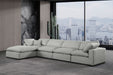 Comfy - 5 Piece Linen Modular Sectional With Chaise - Simple Home Plus