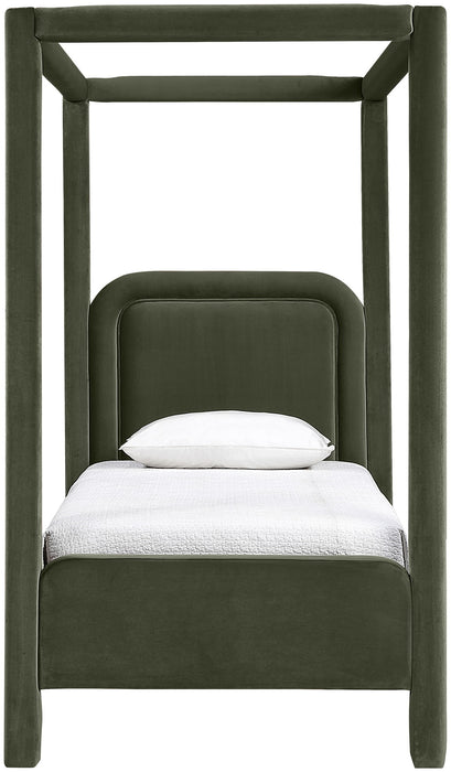 Salina - Velvet Upholstered Bed - Simple Home Plus