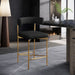Rivage - Durable Stool With Gold Frame (Set of 2) - Simple Home Plus