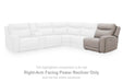 Gravier - RAF Zero Wall Power Recliner - Gray - Simple Home Plus