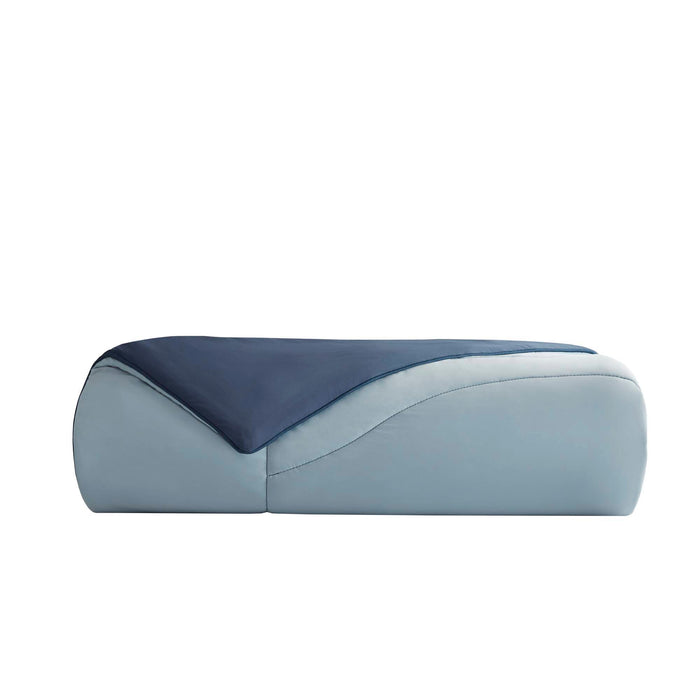 Cooling - King/California King Reversible Tencel Comforter Blanket - Blue - Simple Home Plus