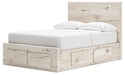 Lawroy - Panel Bed With Storage - Simple Home Plus
