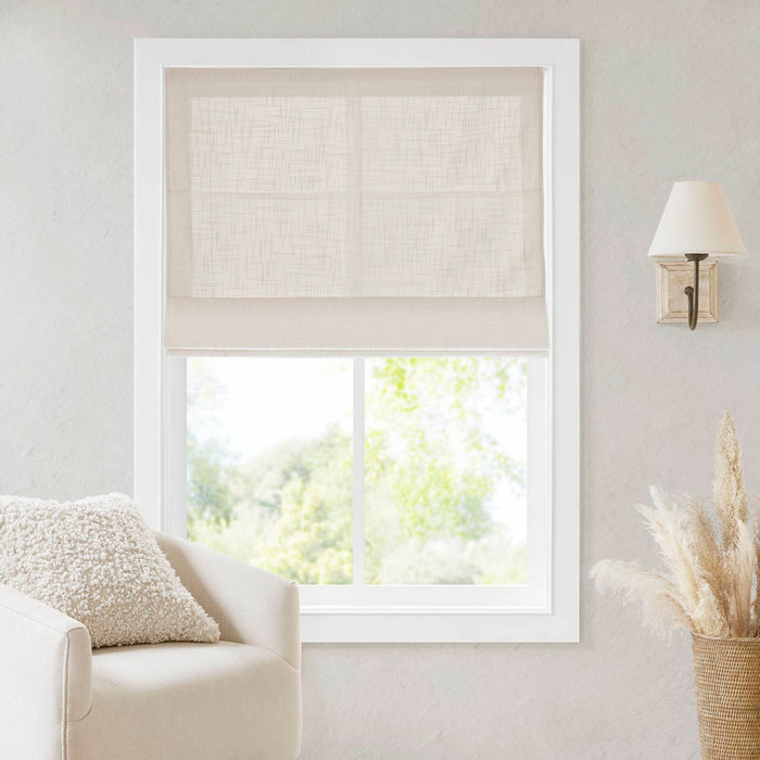 Quincy - 29'' X 64'' Cordless Roman Shade - Linen