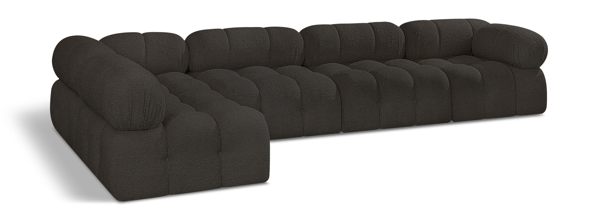 Ames - 5 Piece Modular L-Shaped Sectional - Simple Home Plus