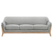 Vaughn - Fabric Upholstered Flared Arm Sofa Set - Simple Home Plus