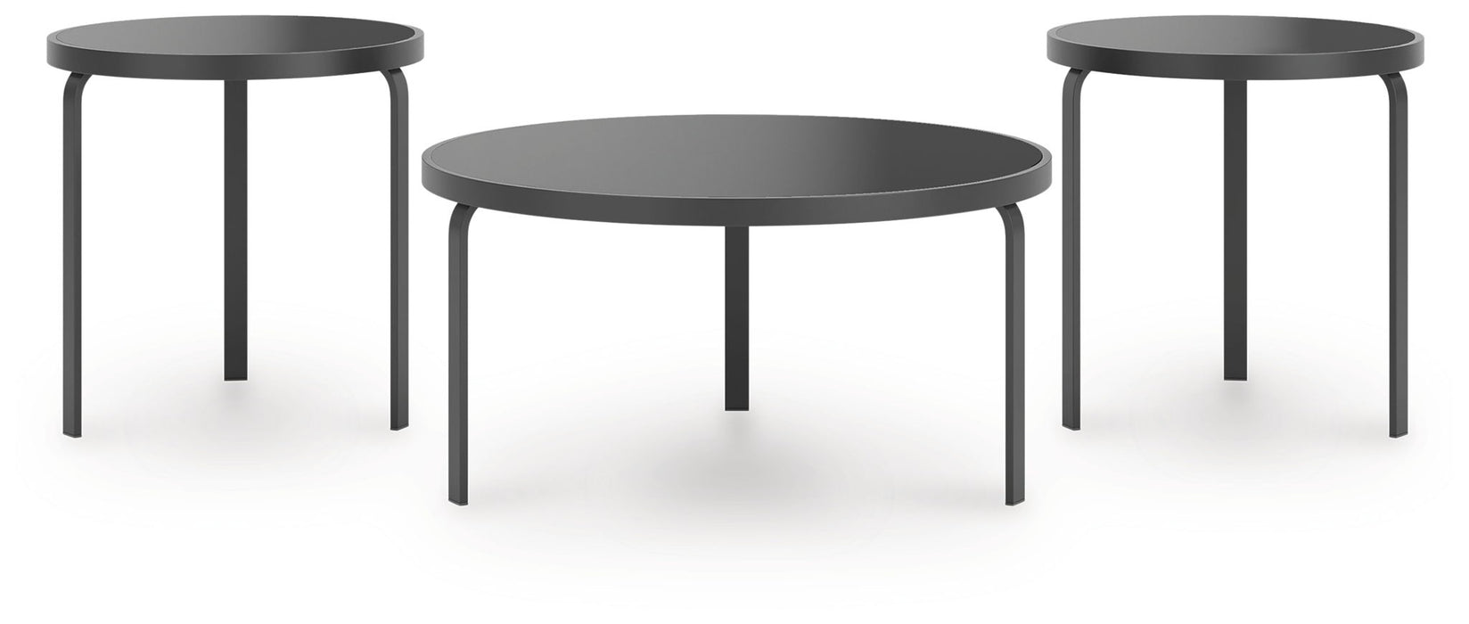Dorylin - Black - Occasional Table Set (Set of 3) - Simple Home Plus