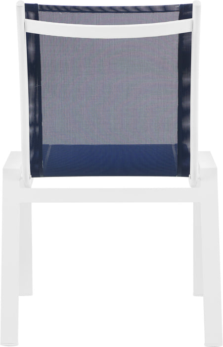 Nizuc - Outdoor Patio Dining Chair With White Frame (Set of 2) - Simple Home Plus