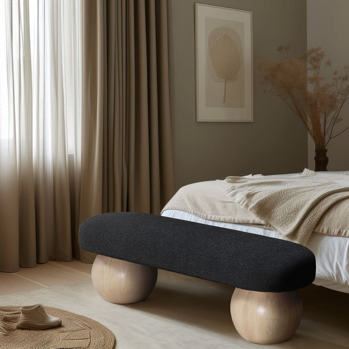 Bowie - Bench - Light Brown Legs - Simple Home Plus