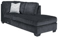 Altari - Raf Corner Chaise - Slate - Simple Home Plus