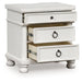 Rowlenstown - Three Drawer Night Stand - Simple Home Plus
