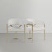 Madelyn - Dining Chair (Set of 2) - Brushed Brass - Simple Home Plus