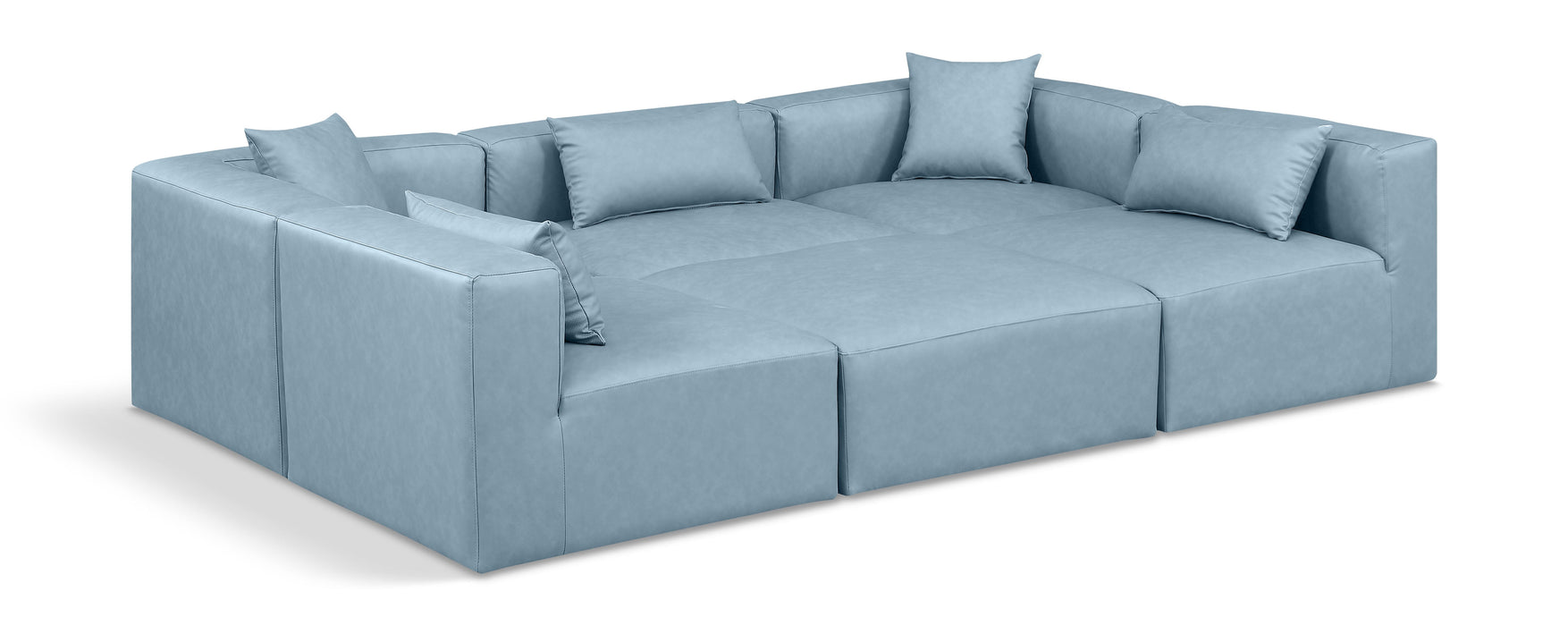 Cube - 6 Piece Modular Sectional - Simple Home Plus