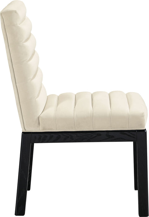 Evelyn - Dining Chair With Black Legs - Simple Home Plus