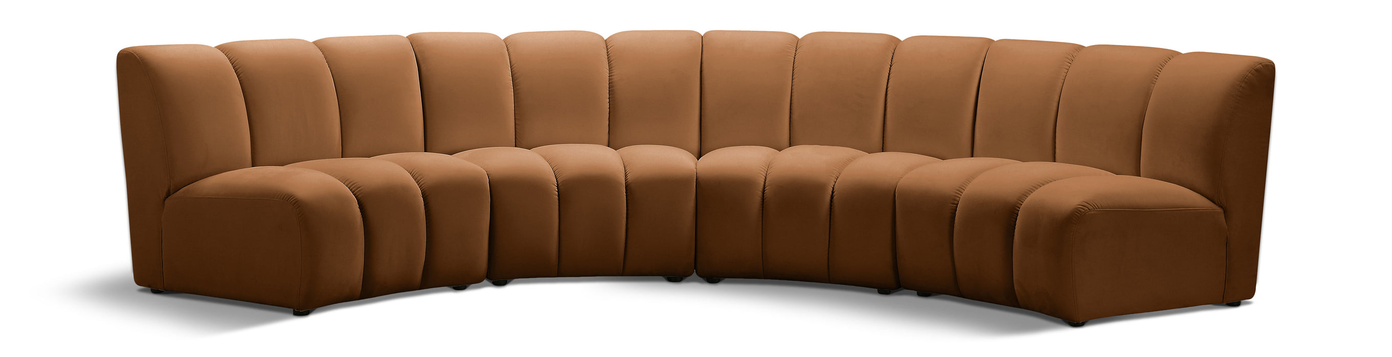 Infinity - 4 Piece Modular Sectional - Saddle - Simple Home Plus