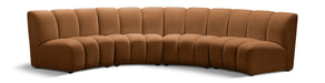 Infinity - 4 Piece Modular Sectional - Saddle - Simple Home Plus