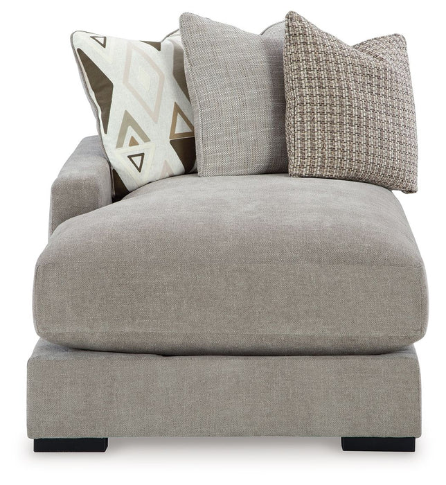 Aslan Court - Laf Corner Chaise - Pebble - Simple Home Plus