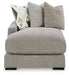 Aslan Court - Laf Corner Chaise - Pebble - Simple Home Plus