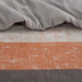 Jaxon - 7 Piece California King Stripe Comforter Set With Bed Sheets - Coral / Gray - Simple Home Plus