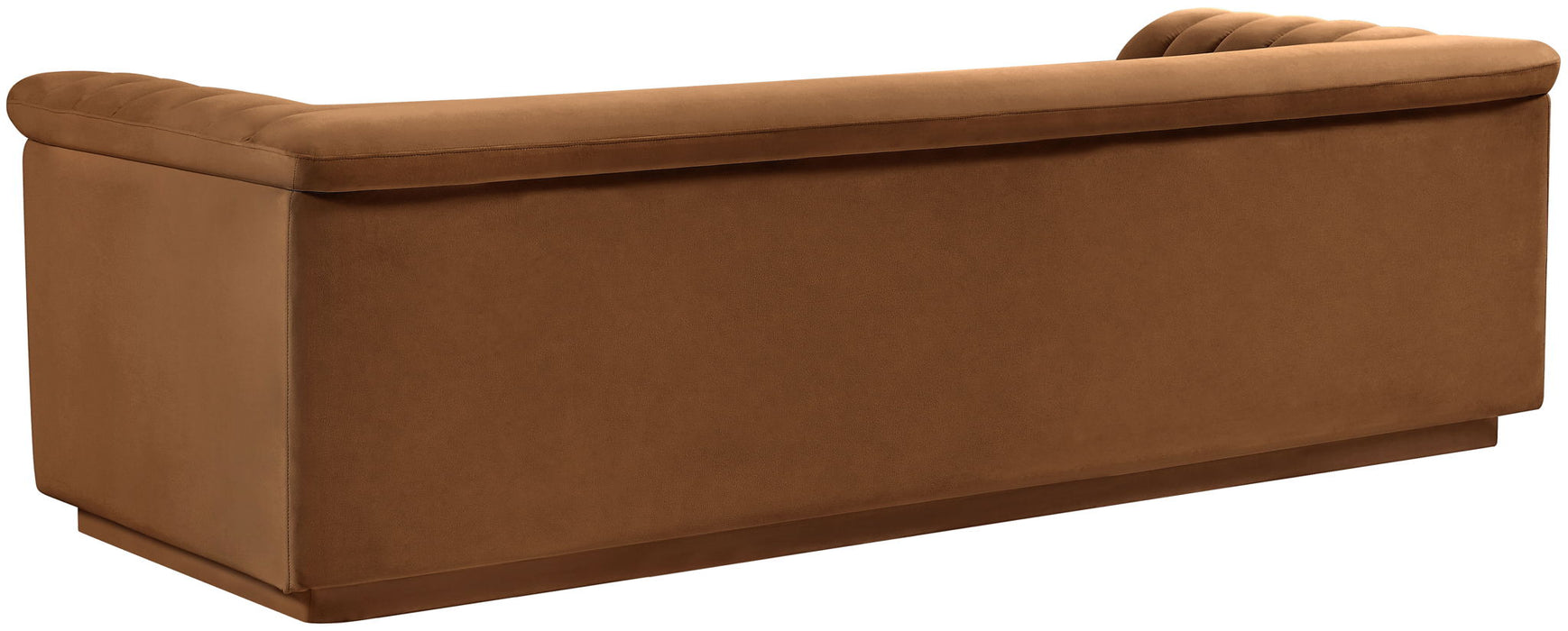 Cascade - Velvet Sofa - Saddle - Simple Home Plus