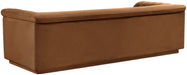 Cascade - Velvet Sofa - Saddle - Simple Home Plus