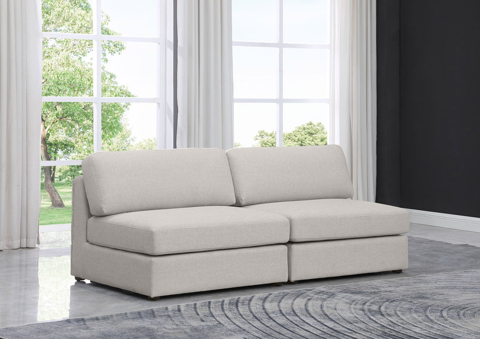 Beckham - Modular 2 Seat Armless Sofa - Simple Home Plus