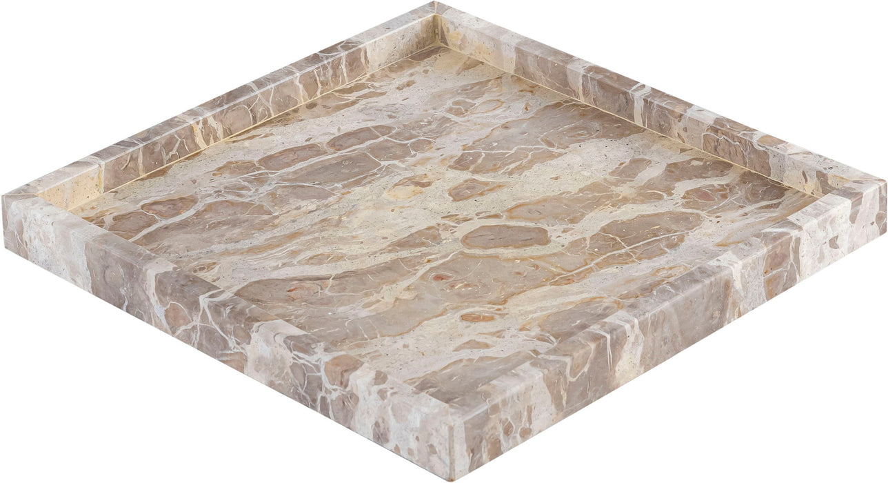 Barletta - Marble Square Tray - Simple Home Plus