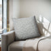 Zoe - Solid Square Pillow - Navy / Beige - Simple Home Plus