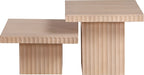 Spencer - Oak Veneer 2 Piece Coffee Table - Simple Home Plus