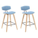 Fox - Swivel Counter Height Stool - Light Brown - Simple Home Plus