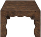 Vassa - Burl Veneer Coffee Table - Simple Home Plus