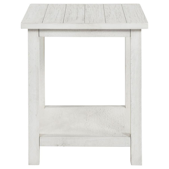 Payne - Wood End Table with Shelf - Simple Home Plus