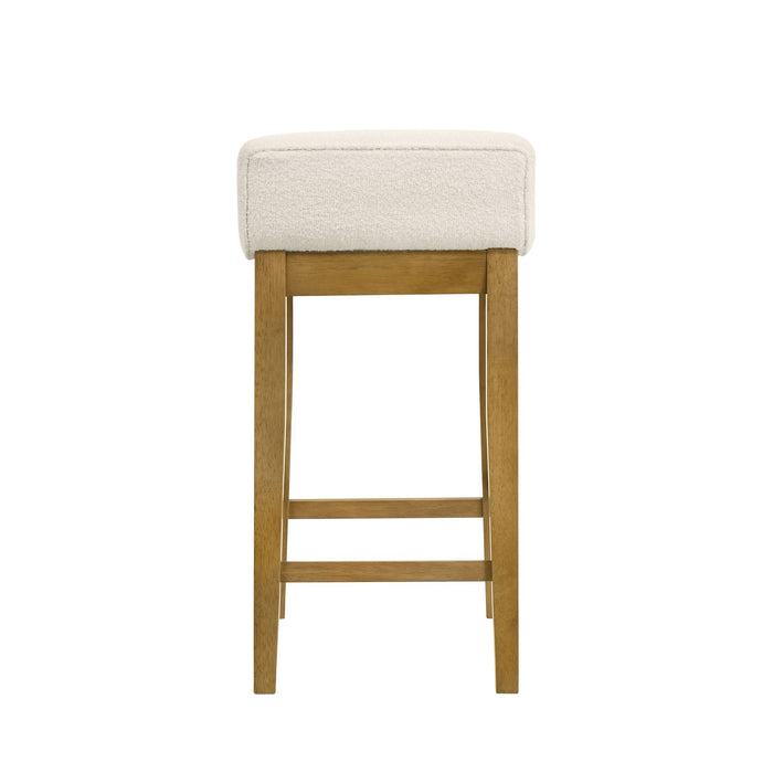 Annikah - Modern Transitional Wood Counter Height Kitchen Bar Stool - Simple Home Plus