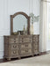 Ardenfield - Light Brown - Dresser And Mirror - Simple Home Plus